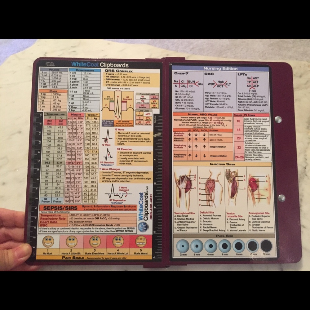 NEW Nursing WhiteCoat Clipboard!
